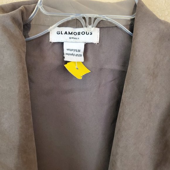 GLAMOROUS Cascading Open Front Long Slv Cardigan - Picture 6 of 6